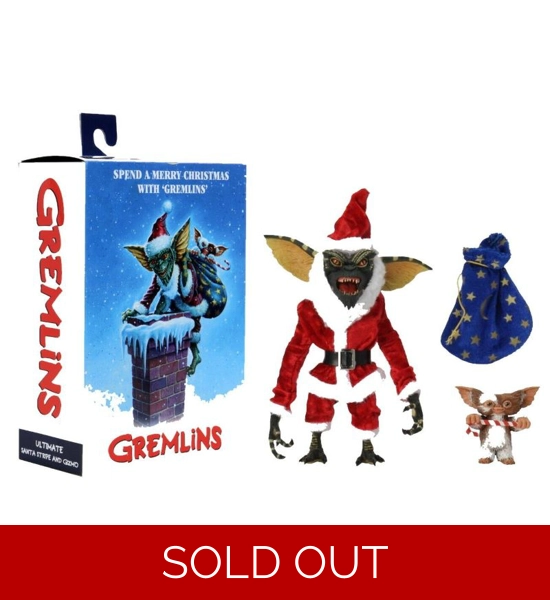Gremlins Santa Stripe and Gizmo 7" Scale Action Figure